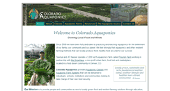Desktop Screenshot of coloradoaquaponics.com